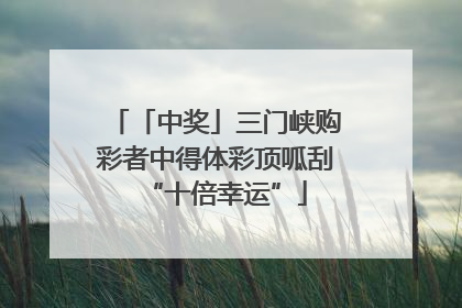 「中奖」三门峡购彩者中得体彩顶呱刮“十倍幸运”