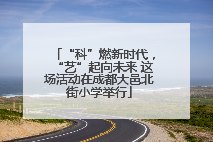 “科”燃新时代，“艺”起向未来 这场活动在成都大邑北街小学举行