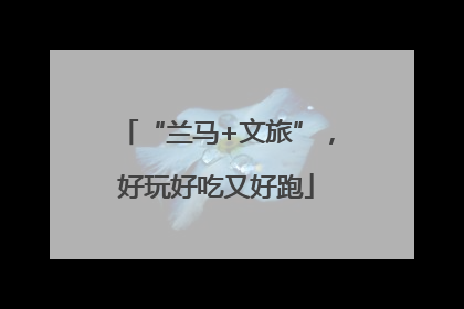 “兰马+文旅”，好玩好吃又好跑