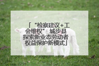 “检察建议+工会维权” 城步县探索新业态劳动者权益保护新模式