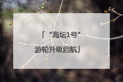 “海坛1号”游轮升级启航