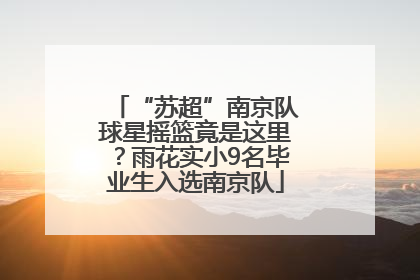 “苏超”南京队球星摇篮竟是这里？雨花实小9名毕业生入选南京队
