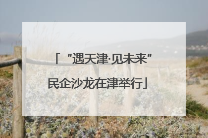 “遇天津·见未来”民企沙龙在津举行