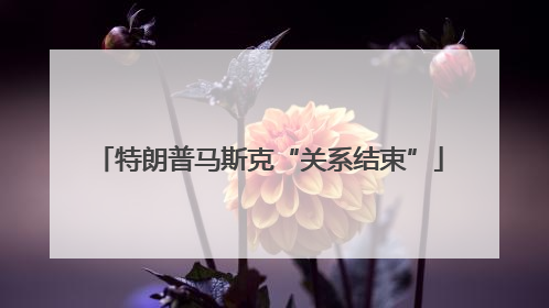 特朗普马斯克“关系结束”