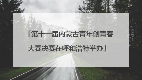 第十一届内蒙古青年创青春大赛决赛在呼和浩特举办