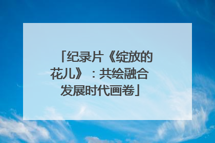 纪录片《绽放的花儿》：共绘融合发展时代画卷