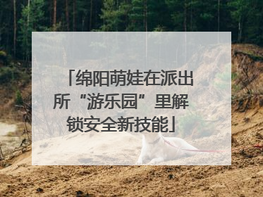 绵阳萌娃在派出所“游乐园”里解锁安全新技能