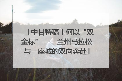 中甘特稿丨何以“双金标”——兰州马拉松与一座城的双向奔赴