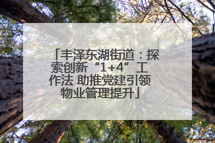 丰泽东湖街道：探索创新“1+4”工作法 助推党建引领物业管理提升