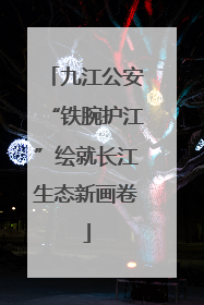 九江公安“铁腕护江”绘就长江生态新画卷