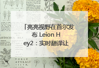 亮亮视野在首尔发布 Leion Hey2：实时翻译让世界“听”中国话