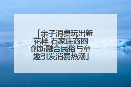 亲子消费玩出新花样 石家庄商圈创新融合民俗与童趣引发消费热潮