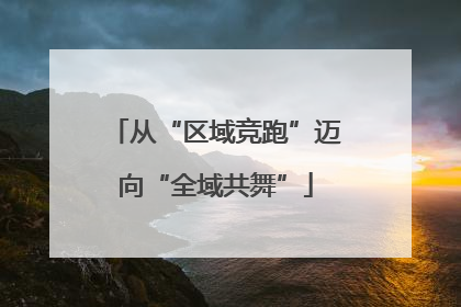 从“区域竞跑”迈向“全域共舞”