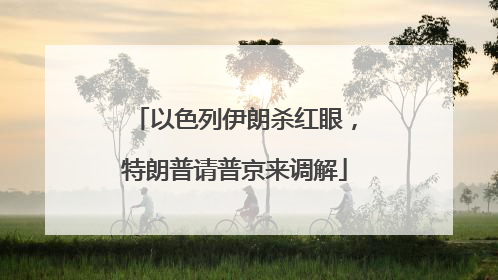 以色列伊朗杀红眼，特朗普请普京来调解