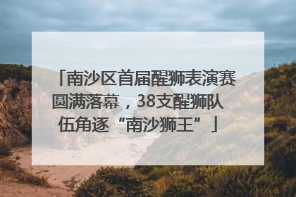 南沙区首届醒狮表演赛圆满落幕，38支醒狮队伍角逐“南沙狮王”