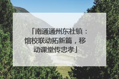 南通通州东社镇：馆校联动拓新篇，移动课堂传忠孝