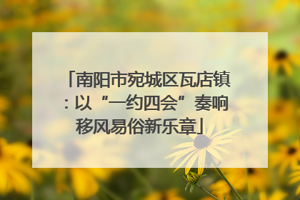 南阳市宛城区瓦店镇：以“一约四会”奏响移风易俗新乐章