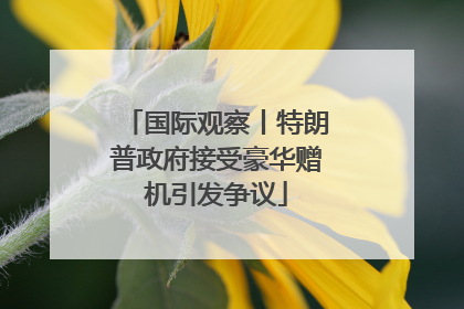 国际观察丨特朗普政府接受豪华赠机引发争议