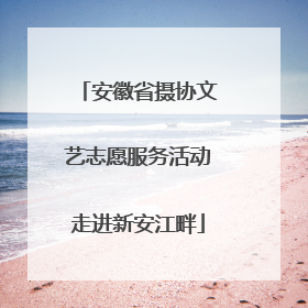 安徽省摄协文艺志愿服务活动走进新安江畔