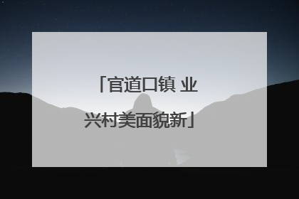 官道口镇 业兴村美面貌新
