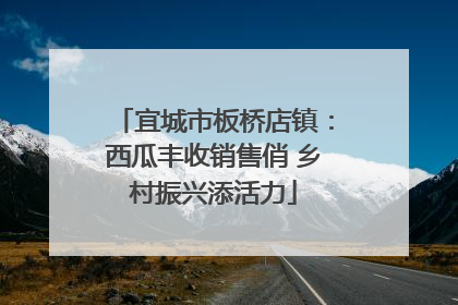 宜城市板桥店镇：西瓜丰收销售俏 乡村振兴添活力