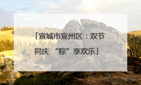 宣城市宣州区：双节同庆 “粽”享欢乐