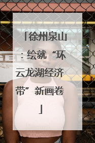 徐州泉山：绘就“环云龙湖经济带”新画卷