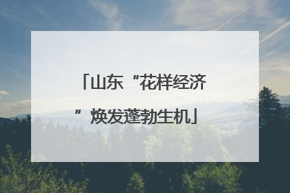 山东“花样经济”焕发蓬勃生机