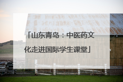 山东青岛：中医药文化走进国际学生课堂