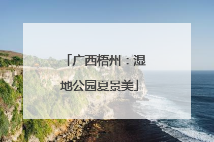 广西梧州：湿地公园夏景美