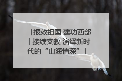 报效祖国 建功西部丨接续支教 演绎新时代的“山海情深”
