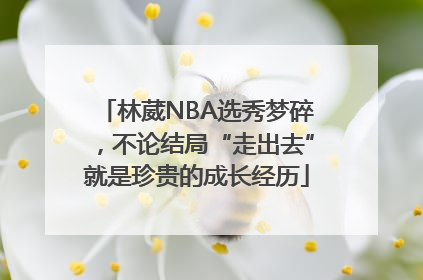 林葳NBA选秀梦碎，不论结局“走出去”就是珍贵的成长经历