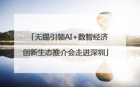 无锡引领AI+数智经济创新生态推介会走进深圳