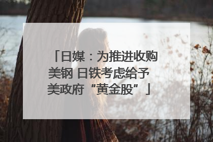 日媒：为推进收购美钢 日铁考虑给予美政府“黄金股”
