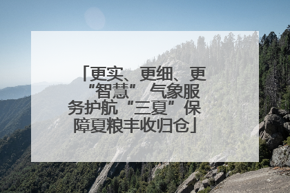 更实、更细、更“智慧” 气象服务护航“三夏”保障夏粮丰收归仓