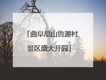 曲阜尼山鲁源村景区盛大开园