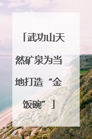 武功山天然矿泉为当地打造“金饭碗”
