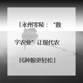 永州零陵：“数字农业”让现代农民种粮更轻松