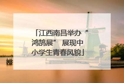 江西南昌举办“鸿鹄展” 展现中小学生青春风貌