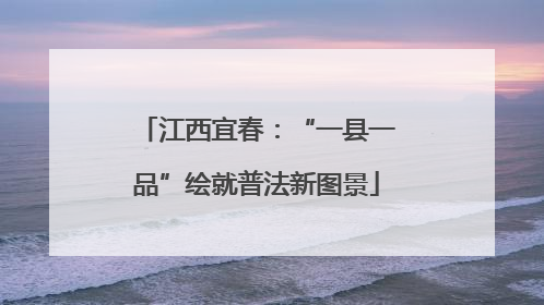 江西宜春：“一县一品”绘就普法新图景