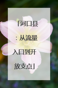 河口县：从流量入口到开放支点