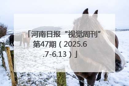 河南日报“视觉周刊”第47期（2025.6.7-6.13）