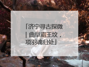 济宁寻古探微｜曲阜霸王坟，项羽魂归处