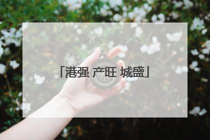 港强 产旺 城盛