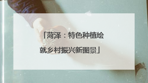 菏泽：特色种植绘就乡村振兴新图景
