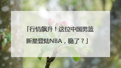 行情飙升！这位中国男篮新星登陆NBA，稳了？