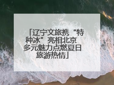 辽宁文旅携“特种冰”亮相北京 多元魅力点燃夏日旅游热情