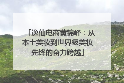 逸仙电商黄锦峰：从本土美妆到世界级美妆先锋的奋力跨越