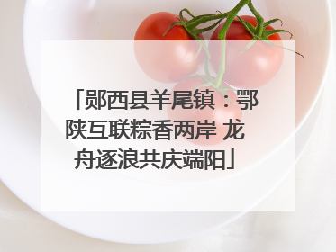 郧西县羊尾镇：鄂陕互联粽香两岸 龙舟逐浪共庆端阳