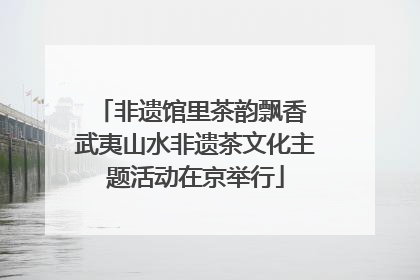 非遗馆里茶韵飘香 武夷山水非遗茶文化主题活动在京举行